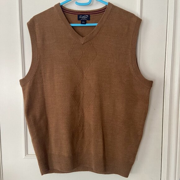 Arnold Palmer argyle vest - size medium, golf, dad, preppy - Picture 1 of 14